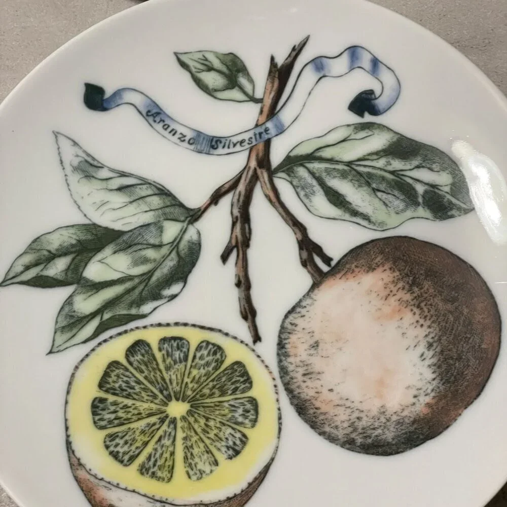 Vintage Bareuther Set of 6 Stylized Fruit Motif 8